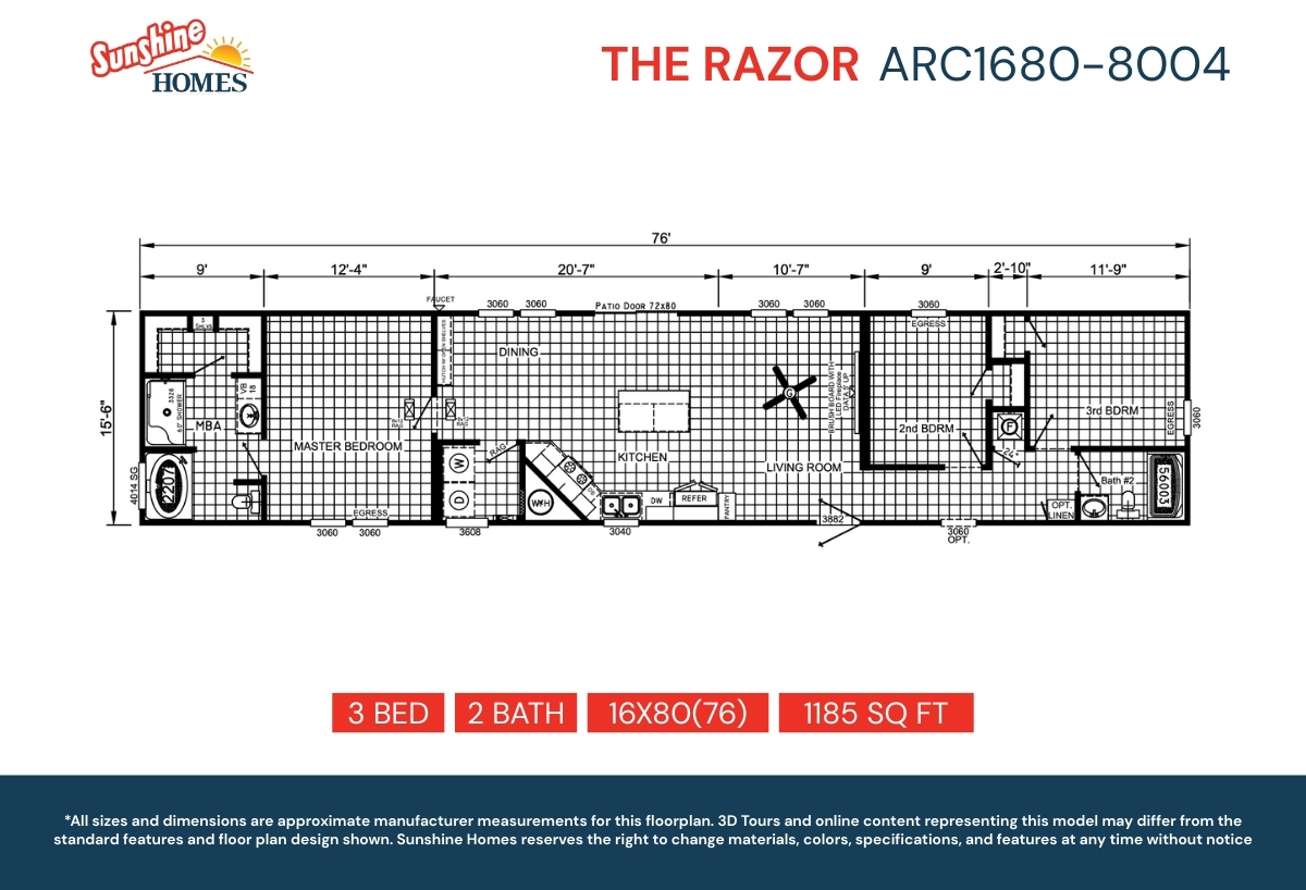 The Arc 8000 9000 ARC1680-8004 For Sale by Southern Housing